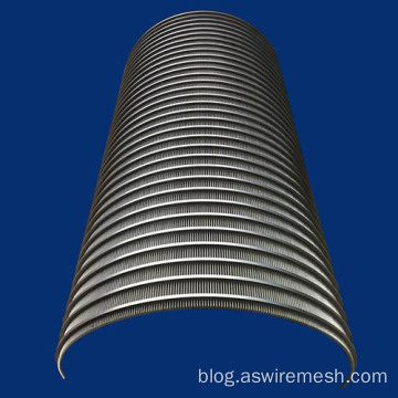 V-shaped Profile Wire Screen Wedge Wire Welding Screen